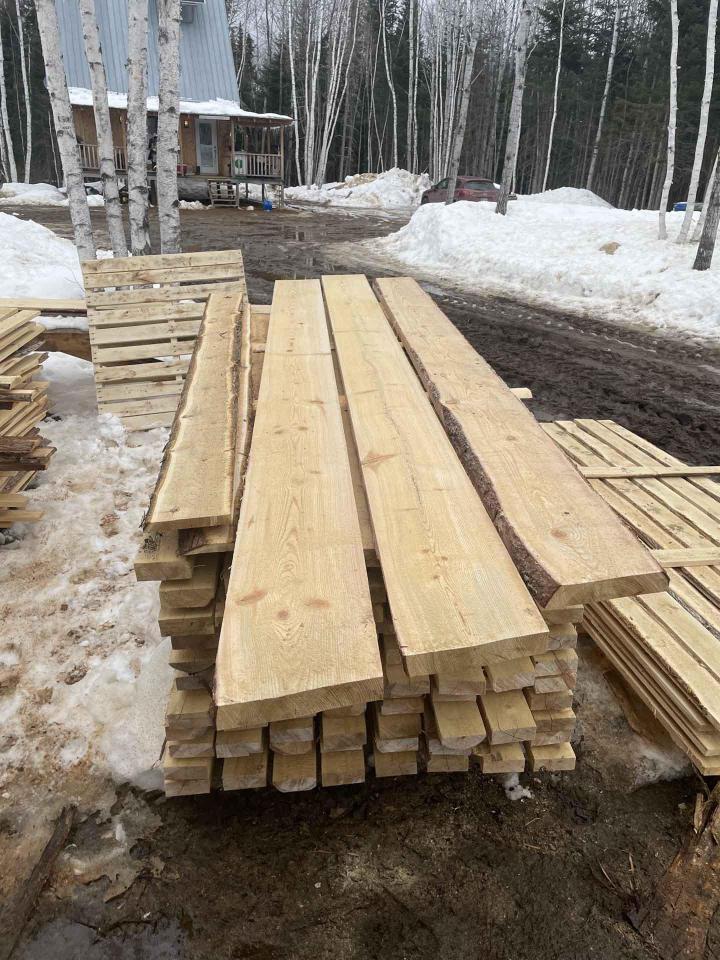 Réalisation de charpente traditionnelle Charlevoix