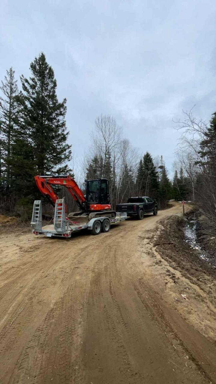 Travaux excavation Charlevoix