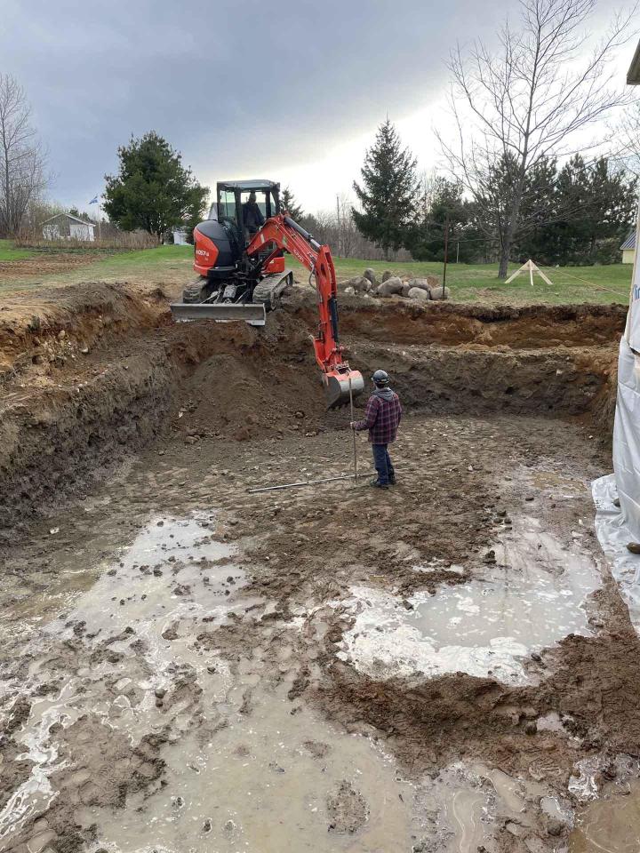 Travaux excavation Charlevoix