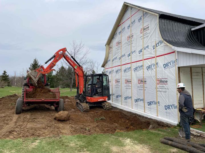 Travaux excavation Charlevoix