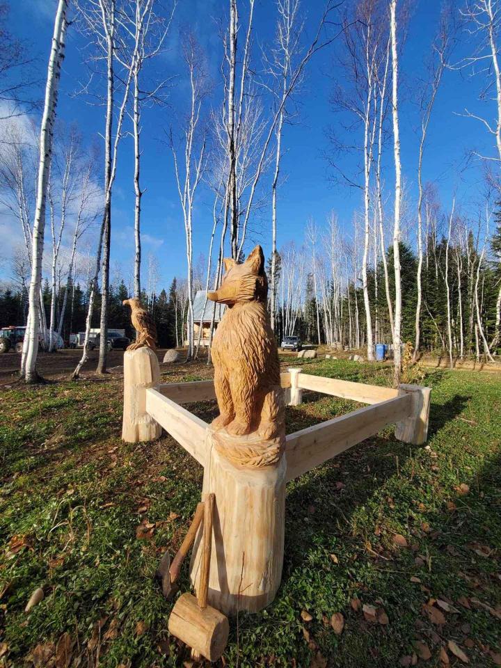 Réalisation de charpente traditionnelle Charlevoix