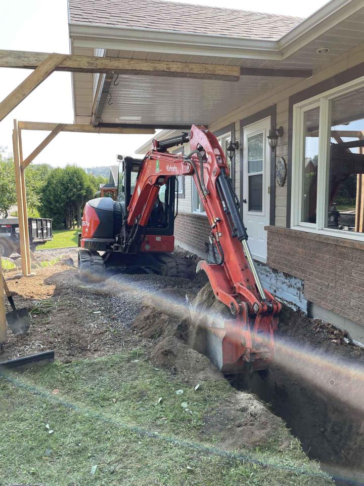 Travaux excavation Charlevoix