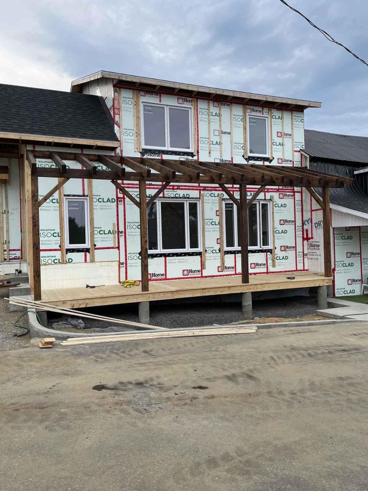 Charpente traditionnelle Charlevoix