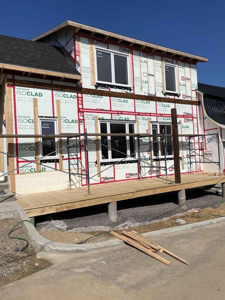 Réalisation de charpente traditionnelle Charlevoix