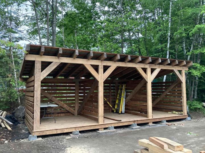 Charpente traditionnelle Charlevoix