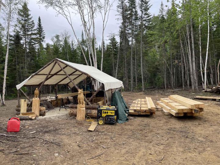 Charpente traditionnelle Charlevoix