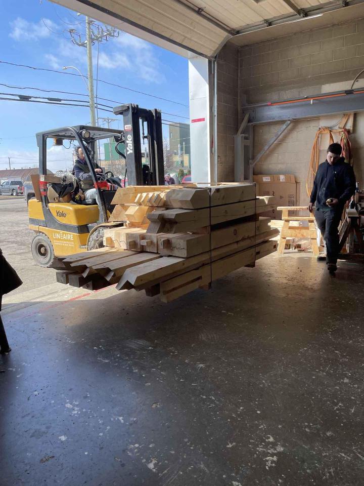 Charpente traditionnelle Charlevoix