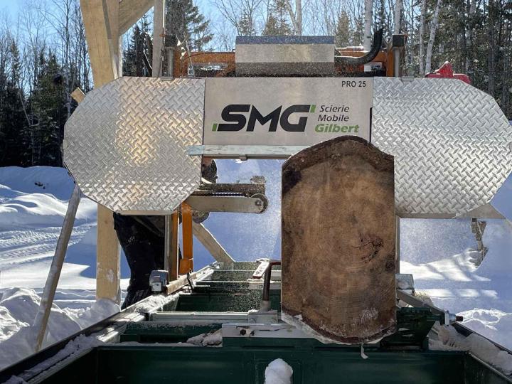 Réalisation de charpente traditionnelle Charlevoix