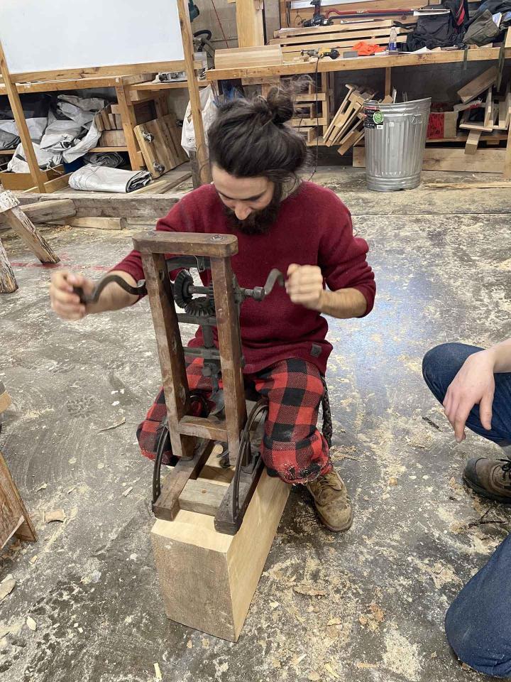 Charpente traditionnelle Charlevoix