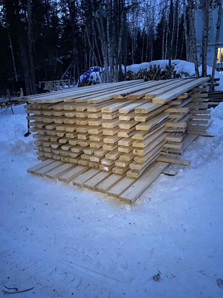 Réalisation de charpente traditionnelle Charlevoix