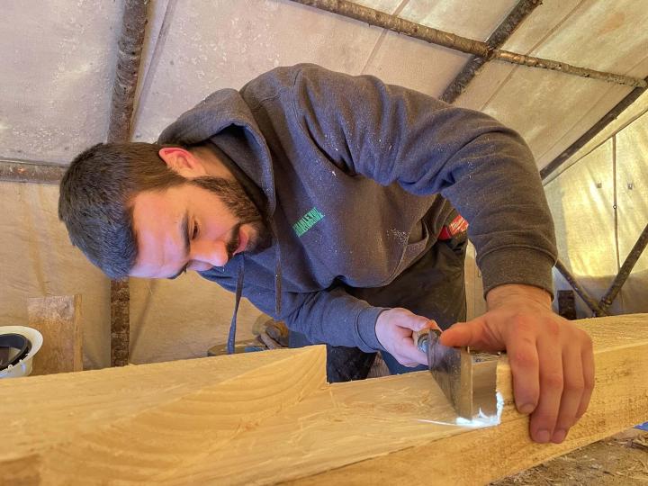 Travaux de charpente traditionnelle Charlevoix