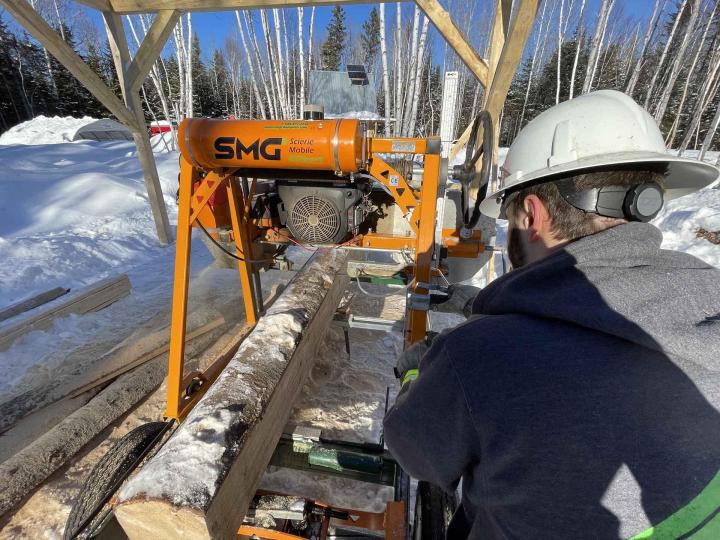 Charpente traditionnelle Charlevoix